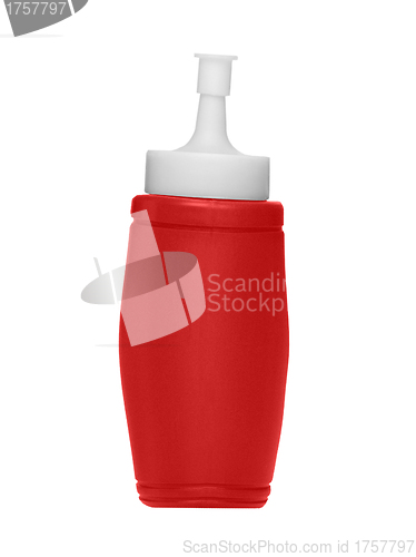 Image of Ketchup bottle, isolated on a white background.