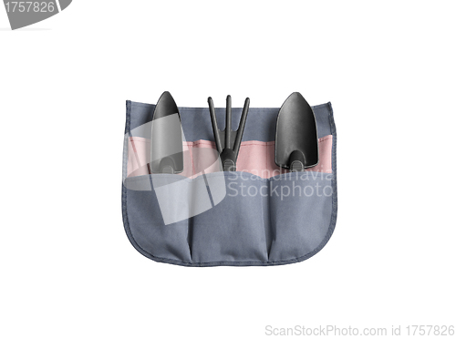 Image of garden tools on case