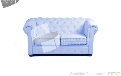 Image of blue sofa