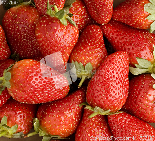 Image of fresh strawberry, texture close up, background