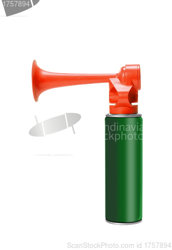 Image of horn isolated on white