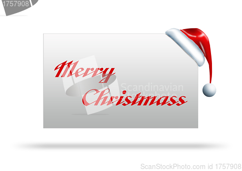 Image of merry christmas written on paper