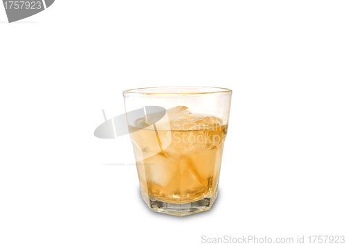 Image of whiskey on the rocks, warming and relaxing