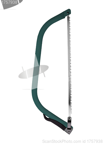 Image of hand saw isolated