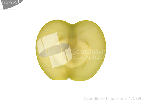 Image of half of apple