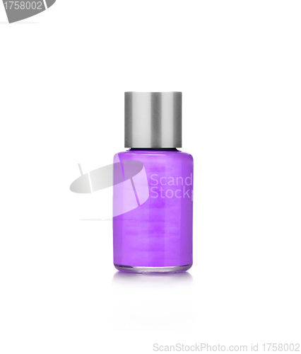 Image of Isolated Pink Nail Polish dripping