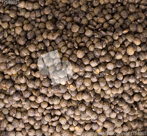 Image of black papper seeds close up , background