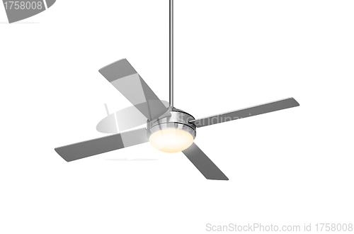 Image of fan isolated on the white background