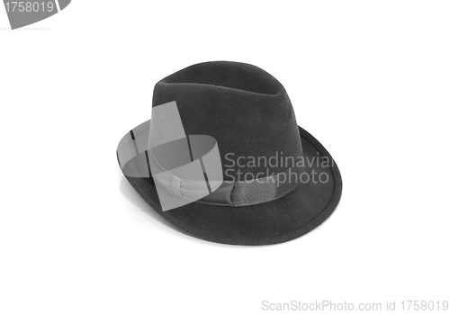 Image of Black hat isolated on the white background