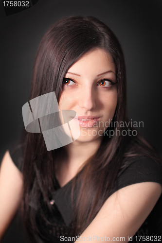 Image of portrait of young beutiful girl