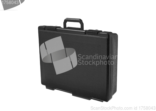 Image of Black bag isolated on a white background.