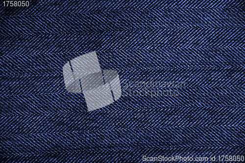 Image of Texture of blue jeans as a background.
