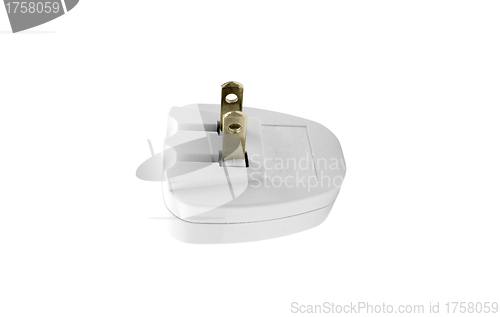 Image of A Power Adaptor on White Background