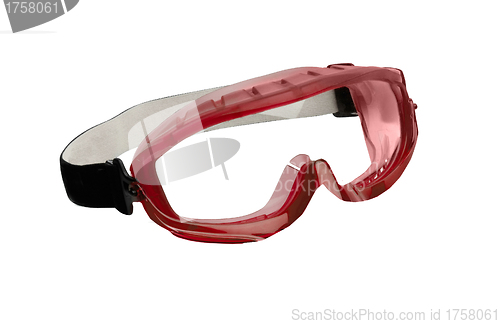 Image of safety glasses isolated