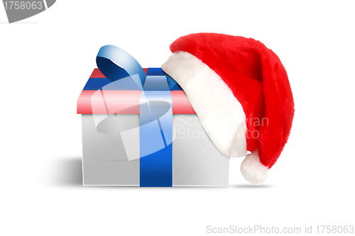 Image of Santa hat and gift