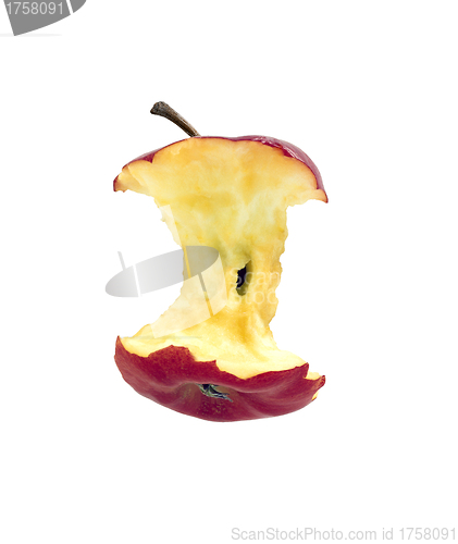 Image of Apple bit on the white