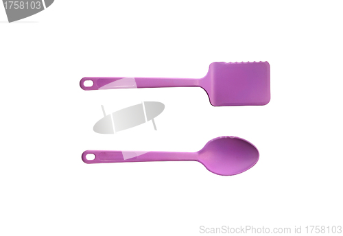 Image of pink turners isolated on a white background