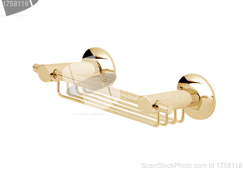 Image of gold Metal hanger