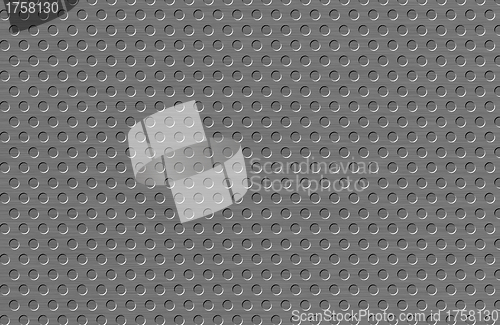 Image of Shiny metal grid