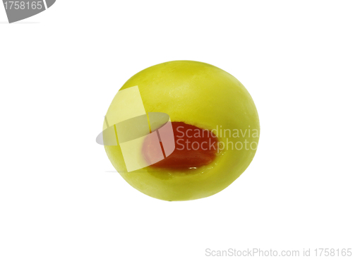 Image of olive isolated