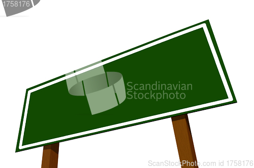 Image of Isolated guidepost