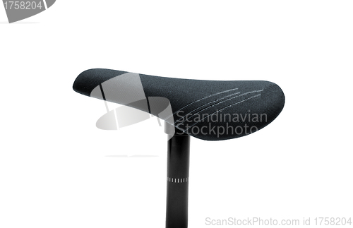 Image of A saddle seat on a bicycle