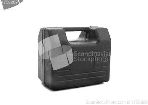 Image of Box for tools. Isolated object on a white background