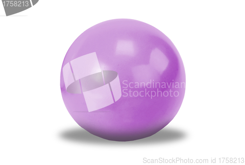 Image of Violet gym ball for exercise