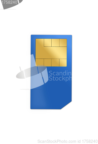 Image of blue sim card