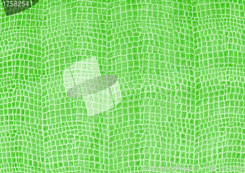 Image of green leather background