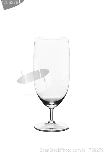 Image of Empty wine glass, isolated on a white background