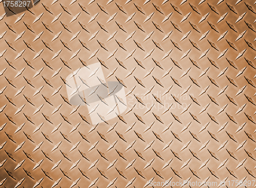 Image of old dirty and grungy diamond plate background