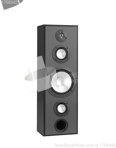 Image of Great loud speaker isolated on white.