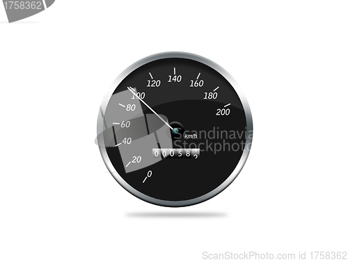 Image of a speedometer showing movement