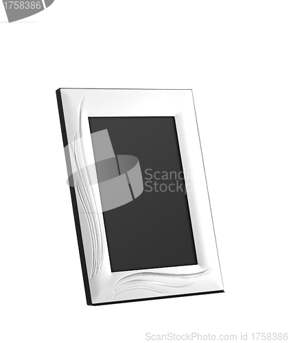 Image of White photo frame.