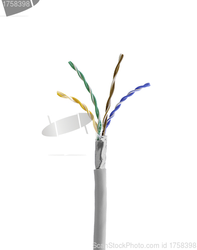 Image of black comunikation cable
