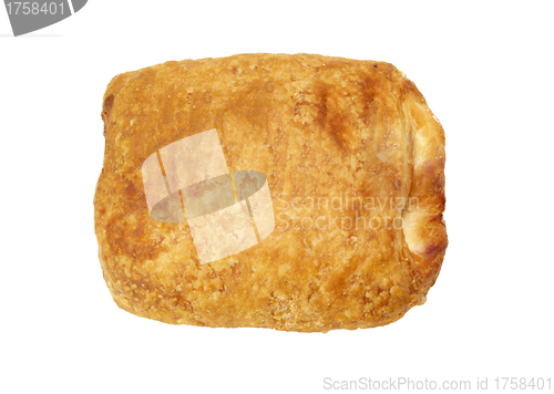 Image of cheese pie baked with puff pastry