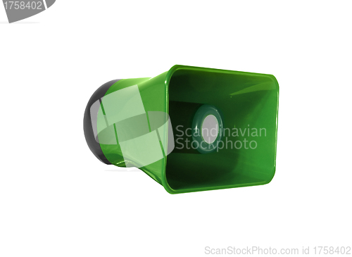 Image of green megaphone