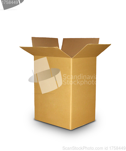 Image of Corrugated Box with Path