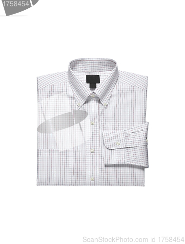 Image of A new white man's shirt isolated over a white background