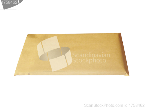 Image of Used postal Confidential envelope, isolated on white background