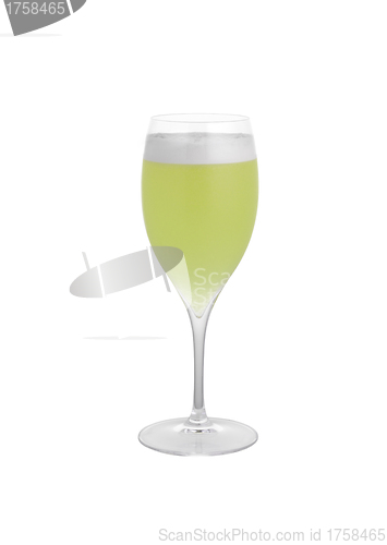 Image of Grasshopper mixed drink on white background