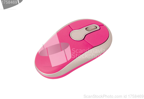 Image of Pink Computer mouse for women on a white
