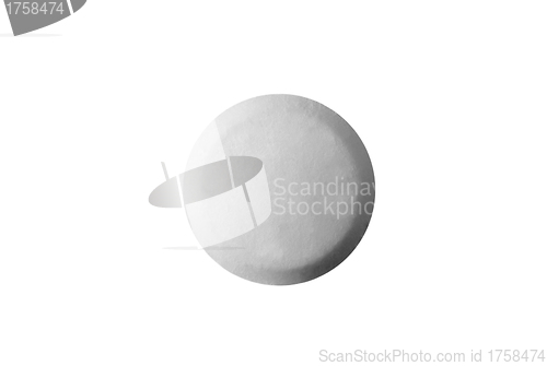 Image of Tablet isolated on a white background