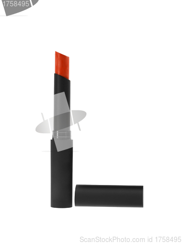 Image of make up object: lipstick over white background