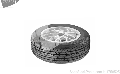 Image of Wheel isolated on white background