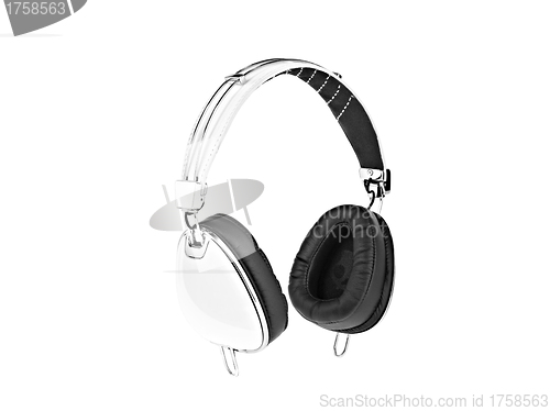 Image of Headphones Isolated on a White Background