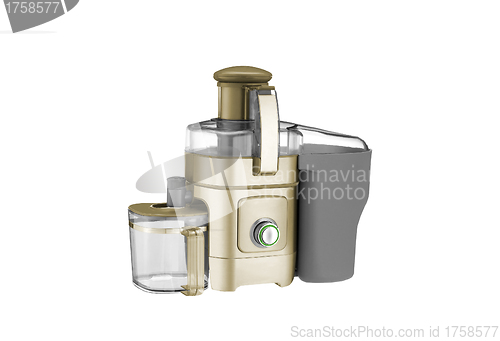 Image of an electric blender on a white background