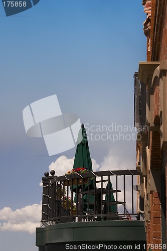 Image of Balcony of a Bar in a Building