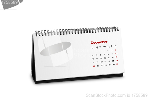 Image of Calendar organizer on white